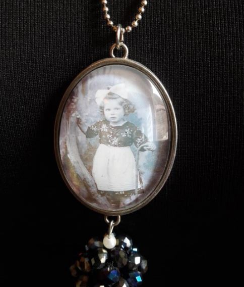 Halskette Vintage Mädchen
