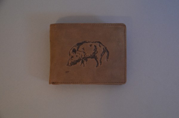 Geldbörse Wildschwein