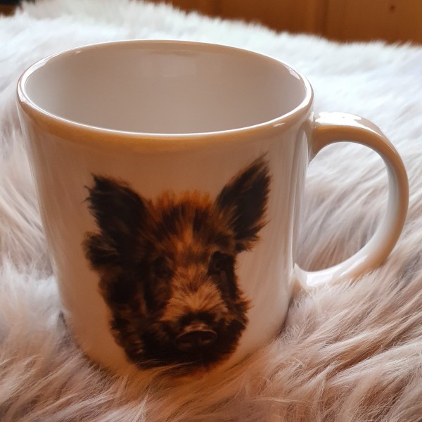 Tasse mit Keileraufdruck